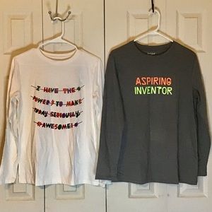 2-Long Sleeve Tee’s - Cat & Jack